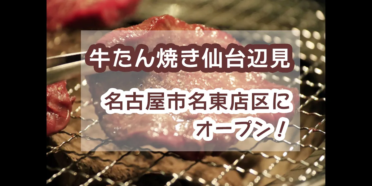 Grilled Beef Tongue Sendai Henmi Nagoya Meito