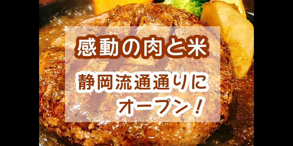 Impressive meat and rice-shizuoka-ryutsudori